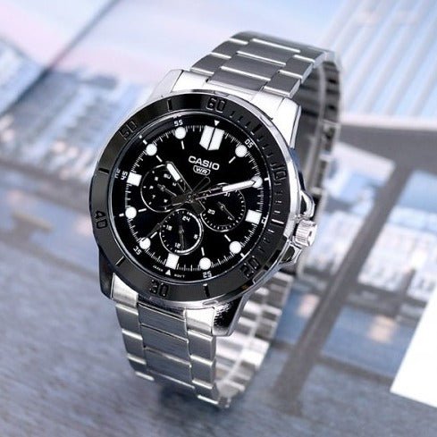 Casio Enticer MTP-VD300D-1EUDF Analog Black Dial Men's Watch Secondary image
