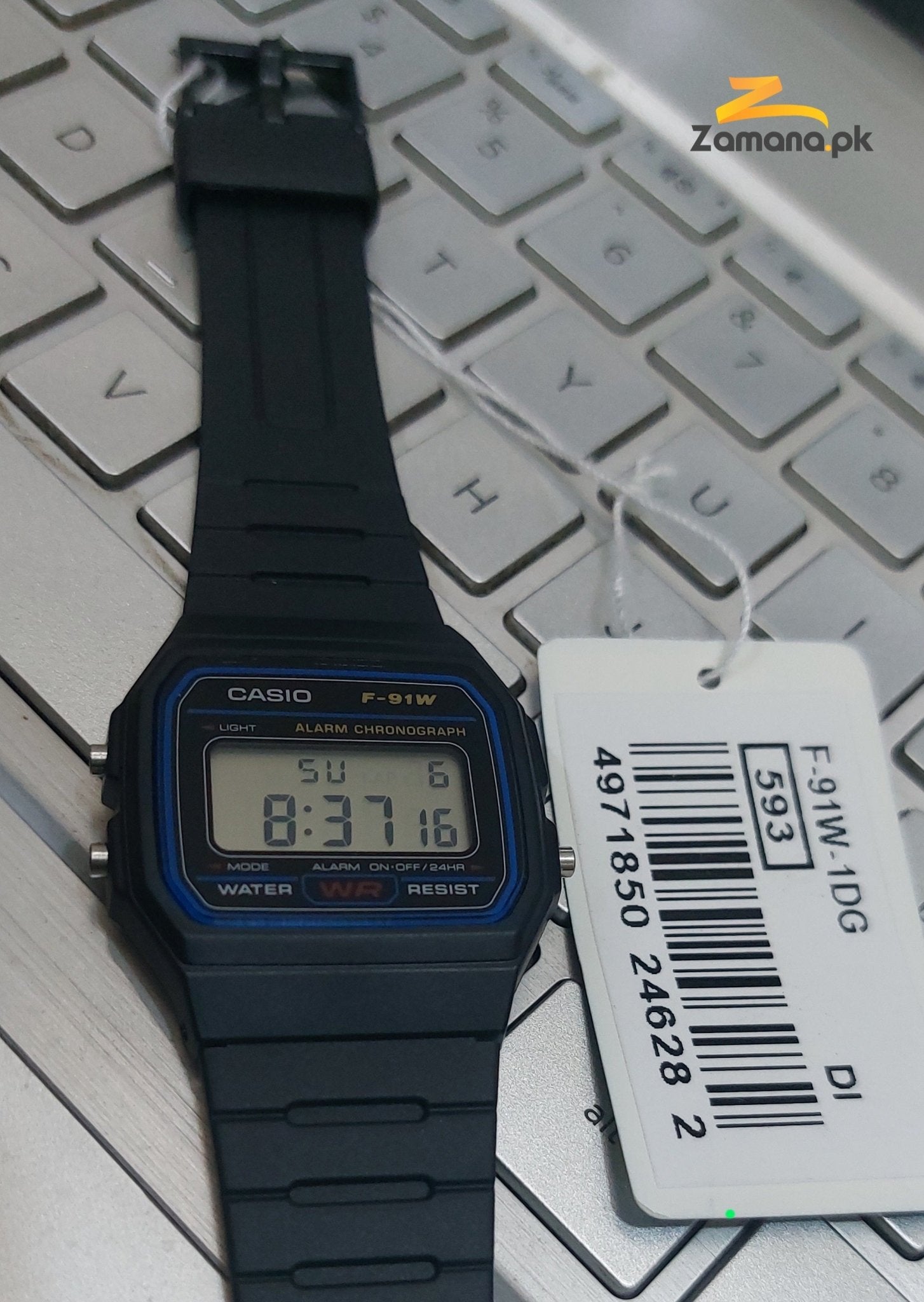 Casio F - 91W - 1D For Men - Digital, Sport Watch - Zamana.pk