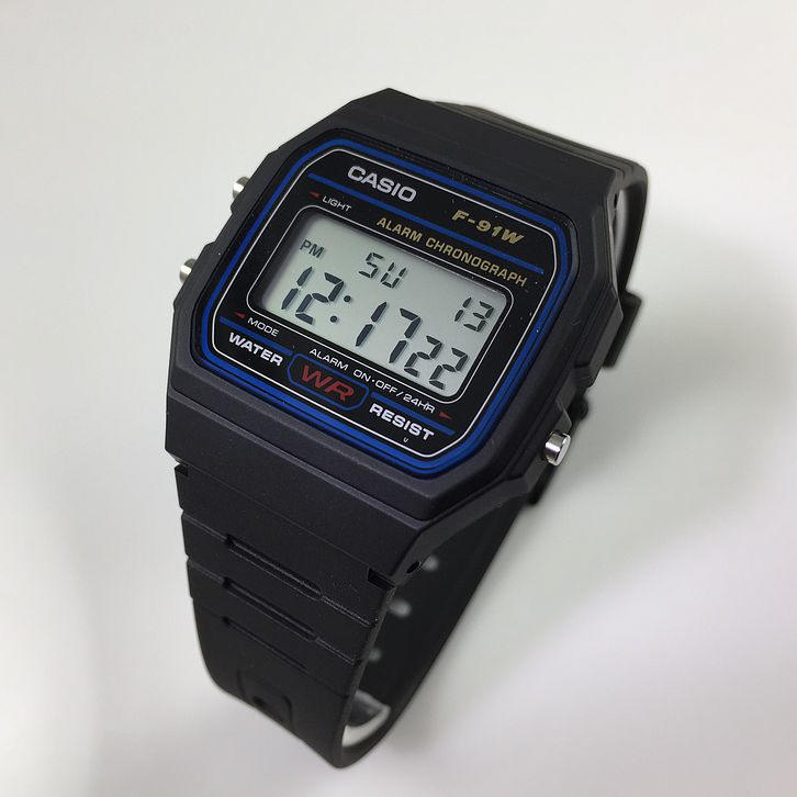 Casio F-91W-1D For Men-Digital, Sport Watch Secondary image