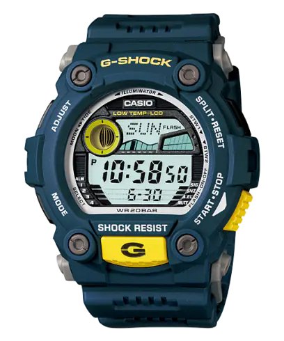 Casio G - 7900 - 2D Mens G - Shock Blue Digital Watch - Zamana.pk Main image