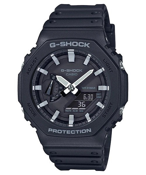 Casio G-Shock Carbon Core Guard Analog-Digital Black Dial Men's Watch - GA-2100-1ADR Secondary image