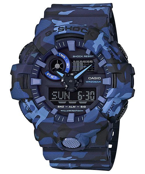 Casio G - Shock Shock Resistant - GA - 700CM - 2A - Watch For Men - Zamana.pk Main image
