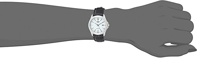 Casio Genuine Leather Band Men's Watch MTP - 1183E - 7ADF - Zamana.pk