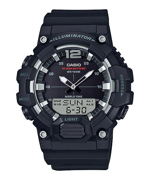 Casio - HDC-700-1A - Classic Analog-Digital Display Quartz With resin band Black Watch for Men - Zamana.pk