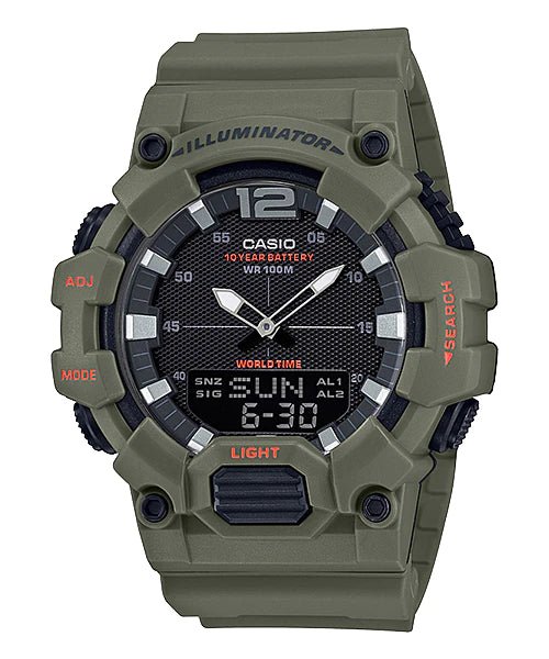 Casio HDC - 700 - 3A2 Illuminator Analog Digital Mens Watch - Zamana.pk Main image
