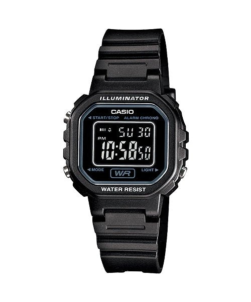 Casio - LA - 20WH - 1B - Stainless Steel Watch For Women - Zamana.pk