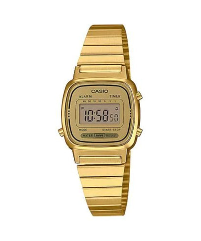 Casio - LA - 670WGA - 9D - Stainless Steel Watch For Women - Zamana.pk