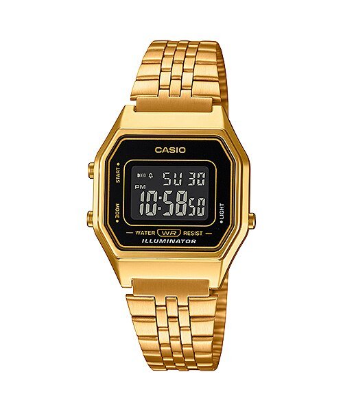 Casio - LA - 680WGA - 1B - Stainless Steel Watch For Women - Zamana.pk Main image