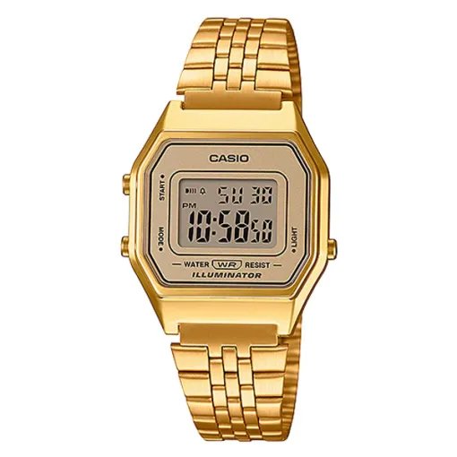 Casio - LA - 680WGA - 9D - Stainless Steel Watch For Women - Zamana.pk Main image