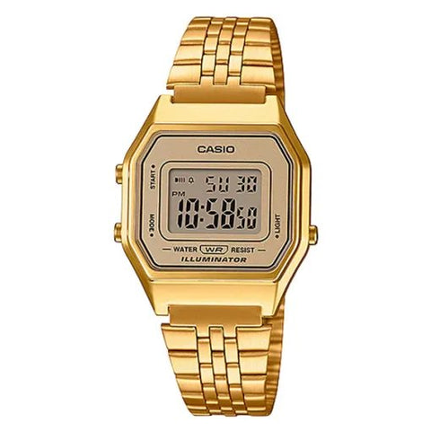 Casio - LA - 680WGA - 9D - Stainless Steel Watch For Women - Zamana.pk