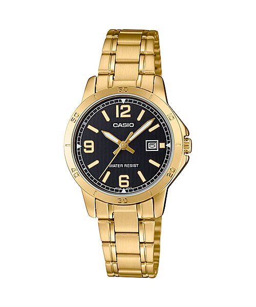 Casio Ladies Water Resistance - LTP - V004G - 1B - Watch - Zamana.pk Main image