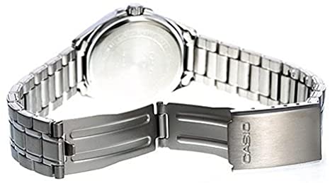 Casio LTP - 1308D - 1AVDF Women's Stainless Steel Analog Date Black Dial Watch - Zamana.pk