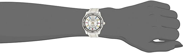Casio LTP - 1358D - 7A Women's Lamé - Sprinkled Bezel Metal Fashion Silver Dial Watch - Zamana.pk