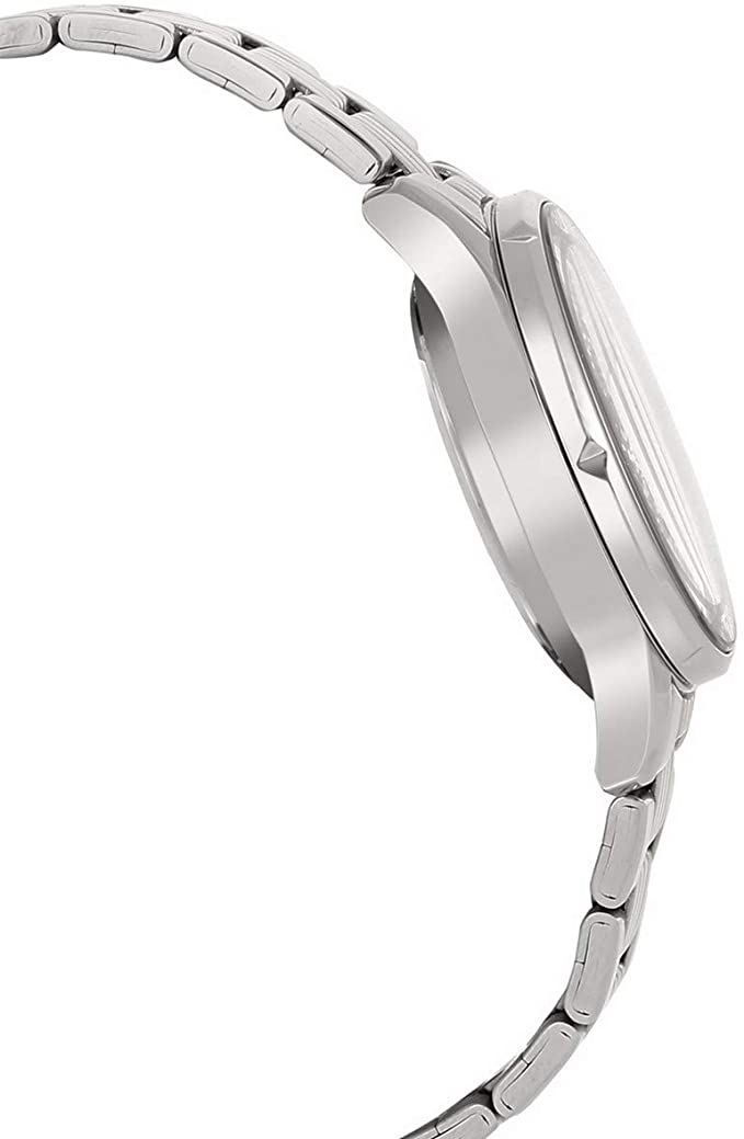 Casio LTP-1358D-7A Women's Lamé-Sprinkled Bezel Metal Fashion Silver Dial Watch Secondary image