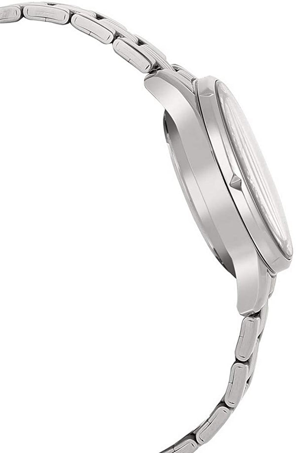 Casio LTP - 1358D - 7A Women's Lamé - Sprinkled Bezel Metal Fashion Silver Dial Watch - Zamana.pk