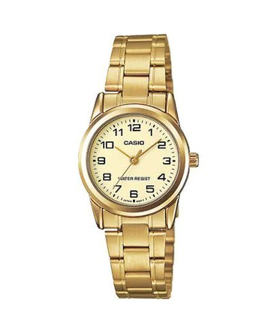 Casio - LTP - V001G - 9B - Stainless Steel Watch For Women - Zamana.pk