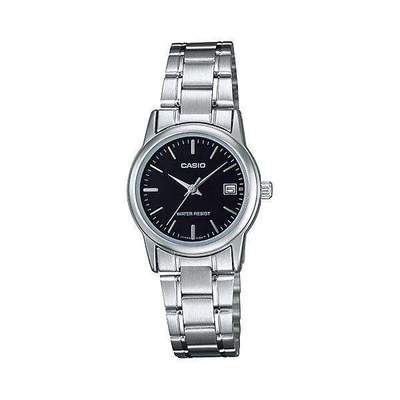Casio LTP - V002D - 1A Silver Stainless Steel Strap Watch for Women - Zamana.pk