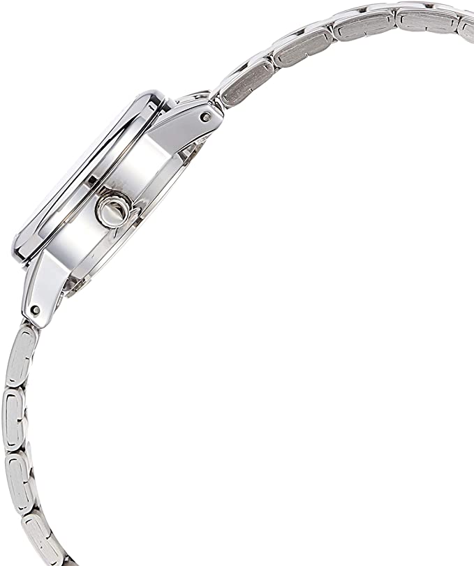 Casio LTP - V002D - 1B Women's Standard Stainless Steel Black Dial Date Watch - Zamana.pk