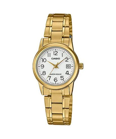 Casio - LTP - V002G - 7B2 - Stainless Steel Watch For Women - Zamana.pk
