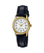 Casio LTP - V002GL - 7B2 Women's Gold Tone Leather Band Easy Reader Dial Date Watch - Zamana.pk