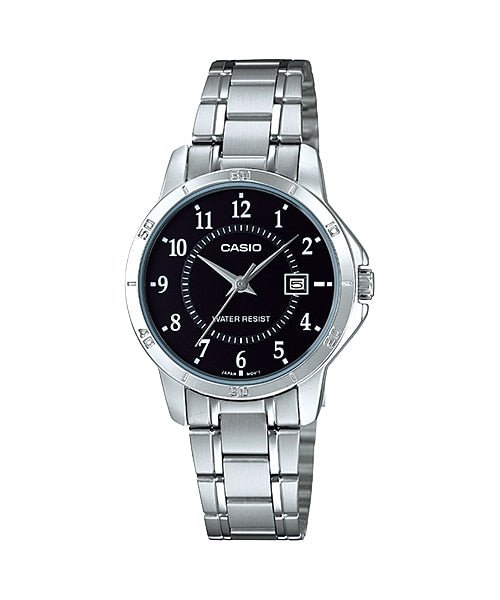 Casio LTP - V004D - 1BUDF Women's Standard Stainless Steel Analog Watch - Zamana.pk Main image