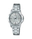 Casio LTP - V004D - 7B2 Women's Dress Stainless Steel Silver Dial Date Watch - Zamana.pk