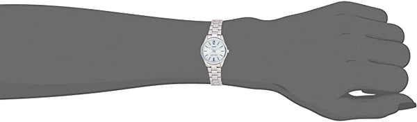 Casio LTP - V005D - 2B Women's Standard Stainless Steel Blue Dial 3 - Hand Analog Watch - Zamana.pk