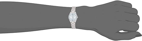 Casio LTP - V005D - 2B Women's Standard Stainless Steel Blue Dial 3 - Hand Analog Watch - Zamana.pk