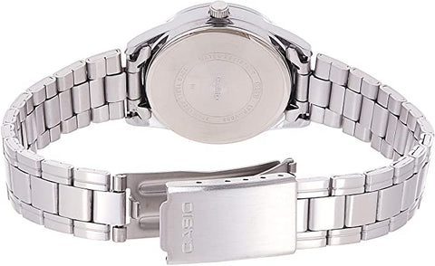Casio LTP - V005D - 4B Women's Standard Stainless Steel Pink Dial 3 - Hand Analog Watch - Zamana.pk
