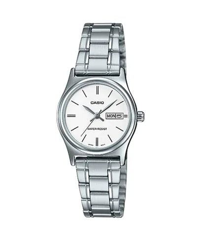 Casio - LTP - V006D - 7B2 - Stainless Steel Watch For Women - Zamana.pk