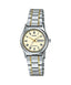 Casio LTP - V006SG - 9B Two Tone Roman Dial Female Watch - Zamana.pk