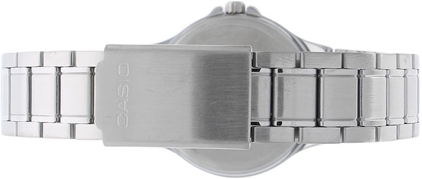 Casio LTP - V300D - 7A Women's Standard Stainless Steel Multifunction White Dial Watch - Zamana.pk