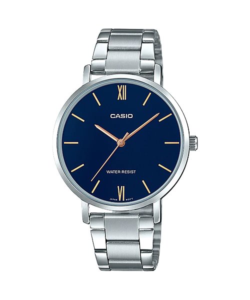Casio - LTP - VT01D - 2B - Stainless Steel Watch For Women - Zamana.pk Main image
