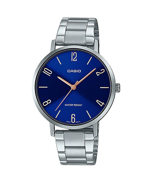 Casio LTP - VT01D - 2B2UDF Quartz Women's Silver Water Resist Watch - Zamana.pk Main image