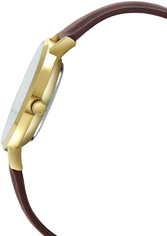 Casio LTP - VT01GL - 9B Women's Leather Band Gold Dial 3 - Hand Analog Watch - Zamana.pk
