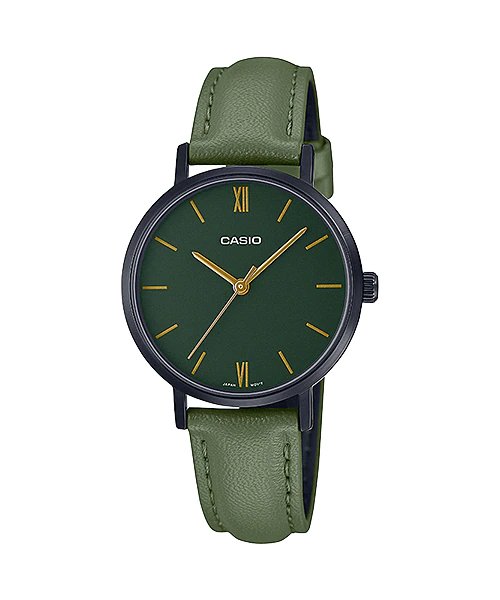 Casio - LTP - VT02BL - 3A - Stainless Steel Watch For Women - Zamana.pk Main image