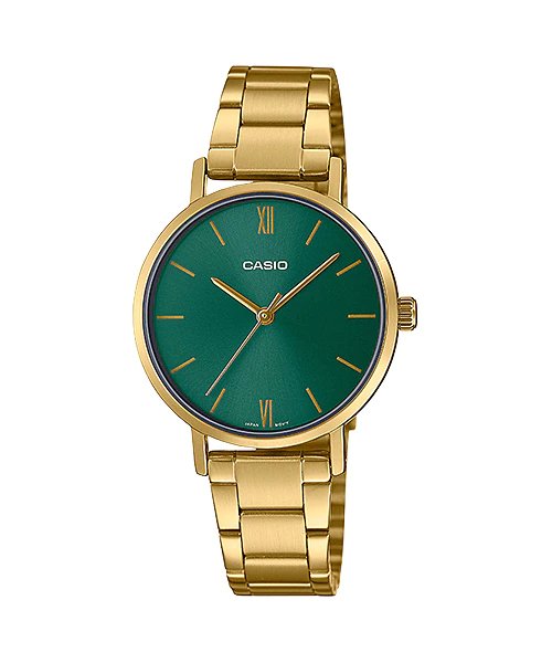 Casio - LTP - VT02G - 3A - Stainless Steel Watch For Women - Zamana.pk