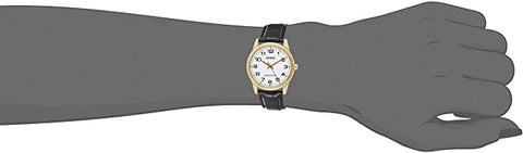Casio Men Japanese Quartz Watch with Leather Strap MTP - V001GL - 7BUDF - Zamana.pk