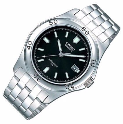 CASIO MEN MTP - 1213A - 1A ANALOG WATCH | DATE DISPLAY SIMPLE EASY - Zamana.pk