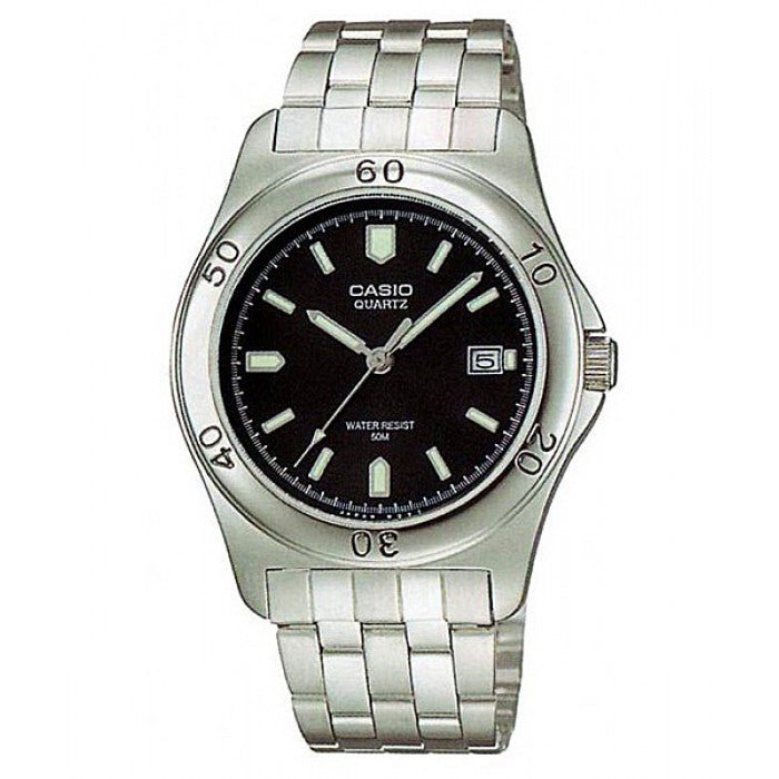 CASIO MEN MTP - 1213A - 1A ANALOG WATCH | DATE DISPLAY SIMPLE EASY - Zamana.pk