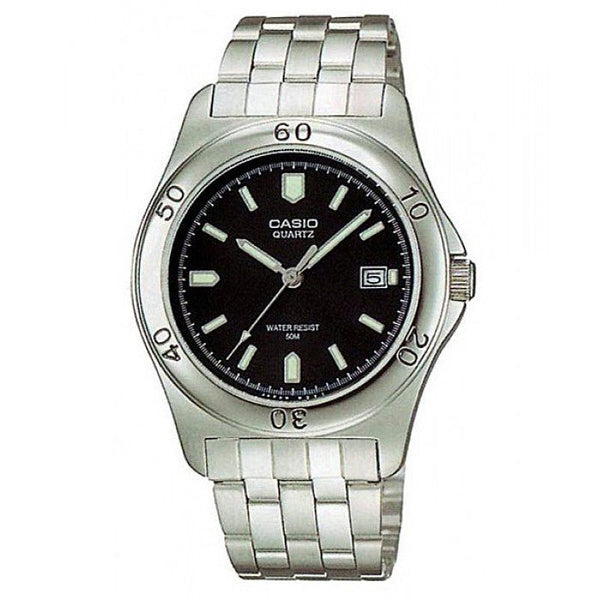 CASIO MEN MTP - 1213A - 1A ANALOG WATCH | DATE DISPLAY SIMPLE EASY - Zamana.pk