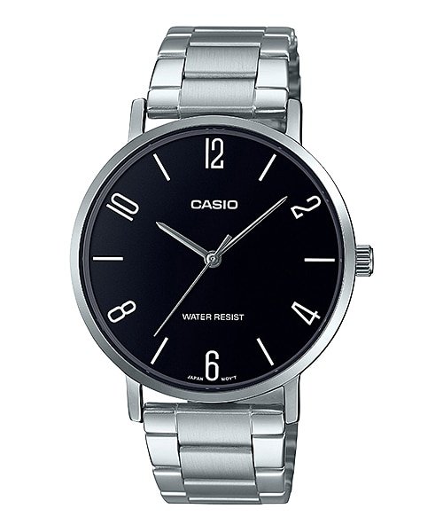 Casio Men Watch MTP - VT01D - 1B2UDF Stainless steel band - Zamana.pk