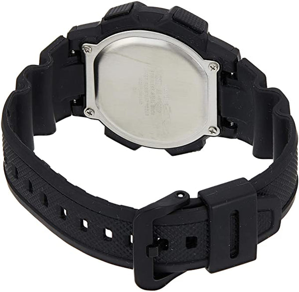 Casio Men's AE - 1100W - 1BVDF Black Rubber Quartz Watch with Digital Dial - Zamana.pk