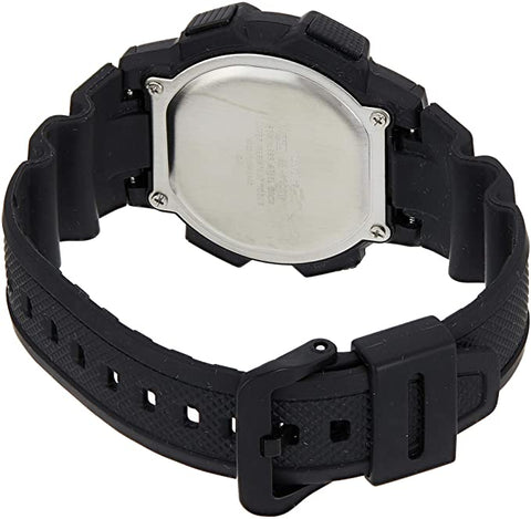 Casio Men's AE - 1100W - 1BVDF Black Rubber Quartz Watch with Digital Dial - Zamana.pk