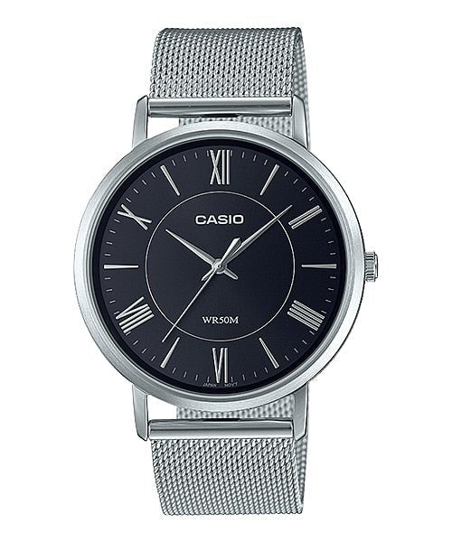 Casio Men's Analog MTP-B110M-1AVDF Silver Stainless Steel Band Casual Watch Secondary image