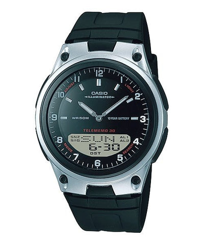 Casio Men's AW - 80 - 1AVDF Forester Ana - Digi Databank Watch - Zamana.pk