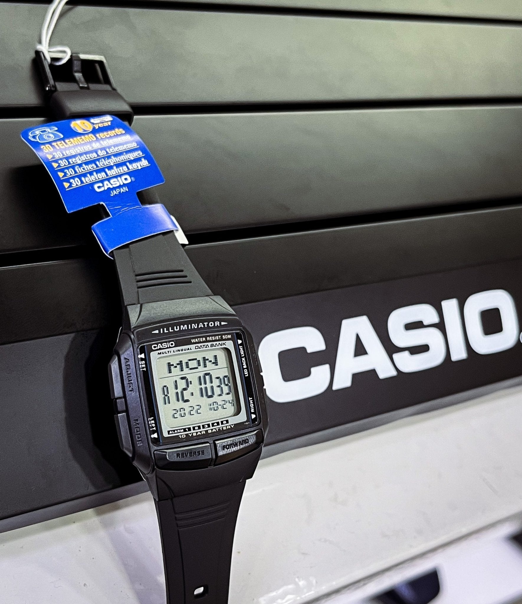 Casio Men's DB - 36 - 1AV Multilingual Databank Watch - Zamana.pk