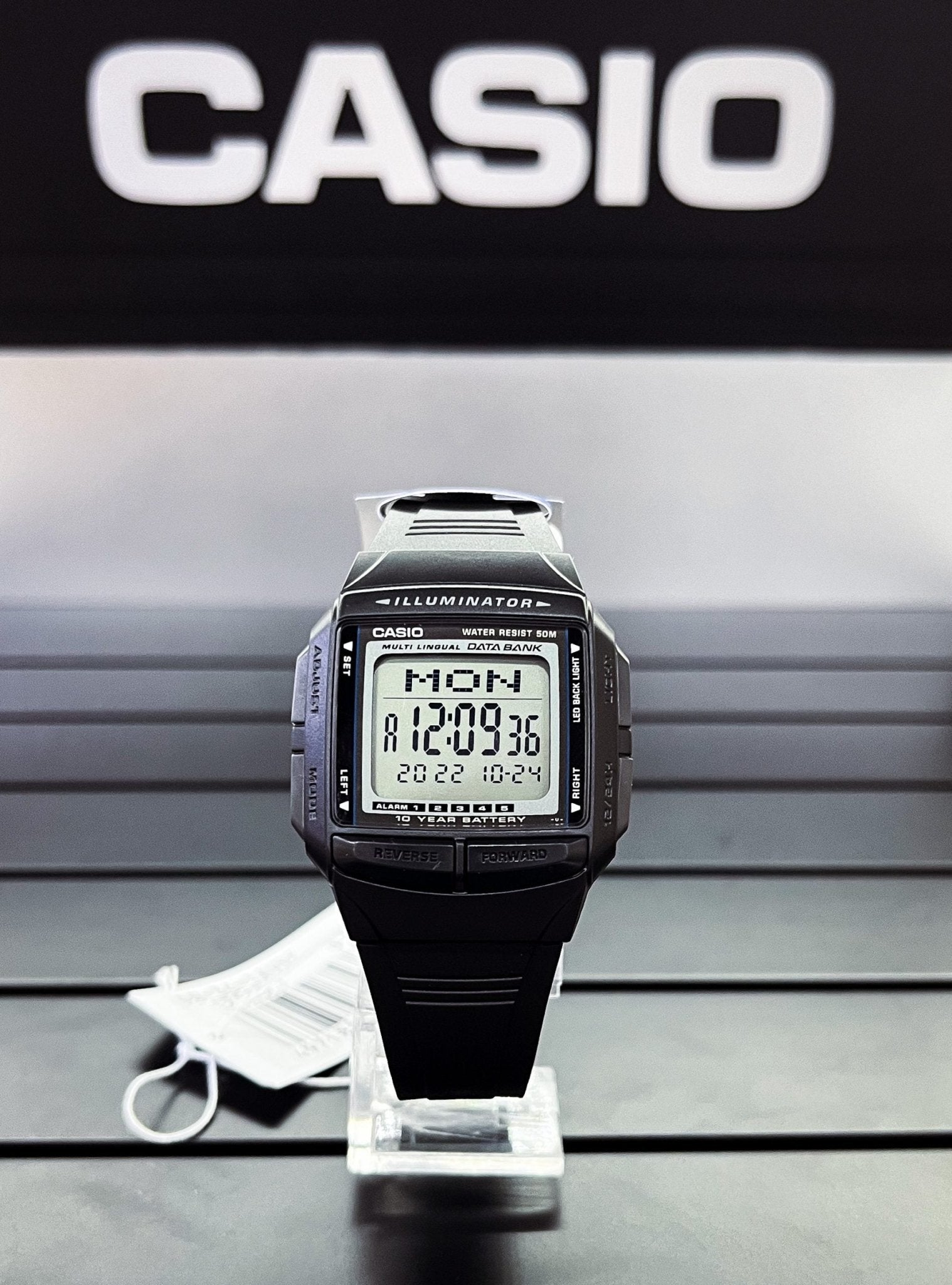 Casio Men's DB - 36 - 1AV Multilingual Databank Watch - Zamana.pk