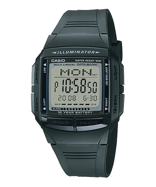 Casio Men's DB - 36 - 1AV Multilingual Databank Watch - Zamana.pk