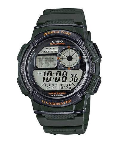 Casio Mens Digital Casual Quartz Watch AE - 1000W - 3A - Zamana.pk